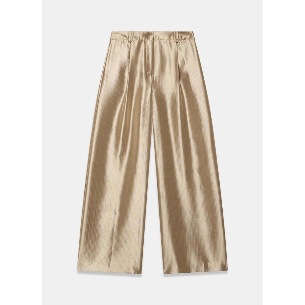 Mint Velvet Metallic Wide Trousers